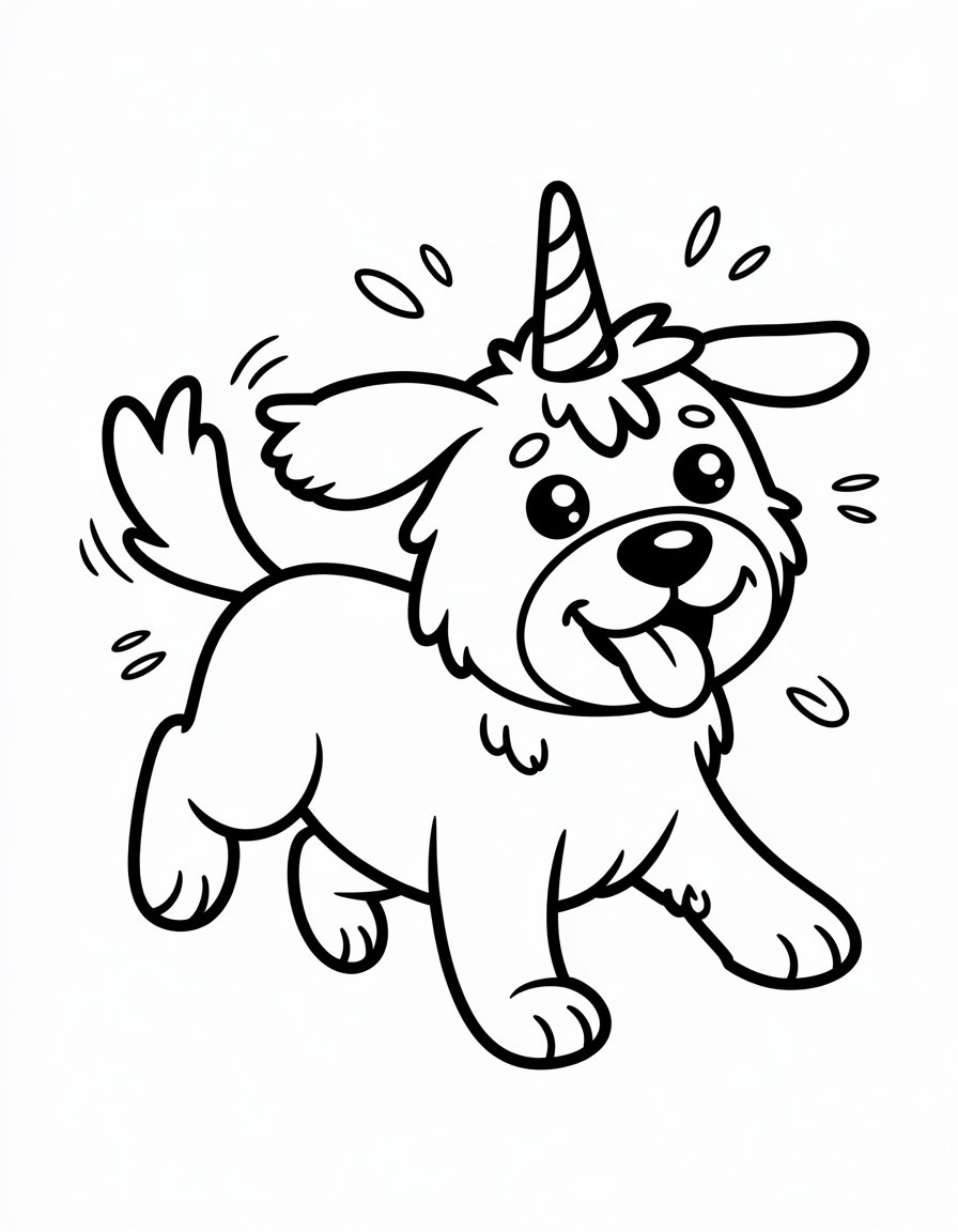 Unicorn Dog (Dogicorn)